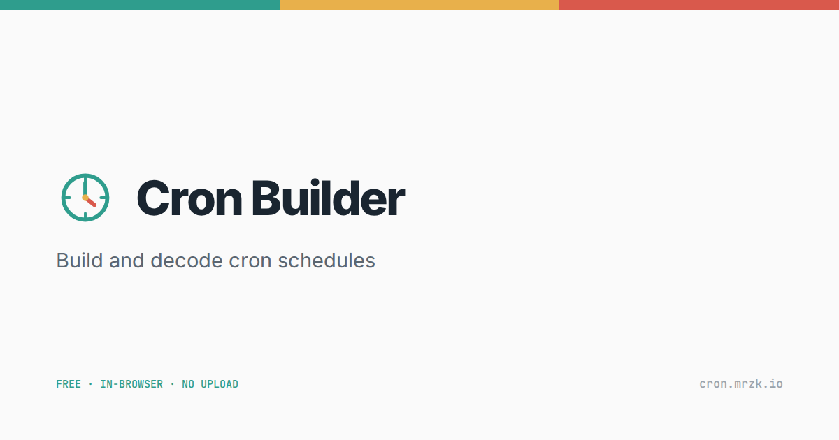 Cron Builder